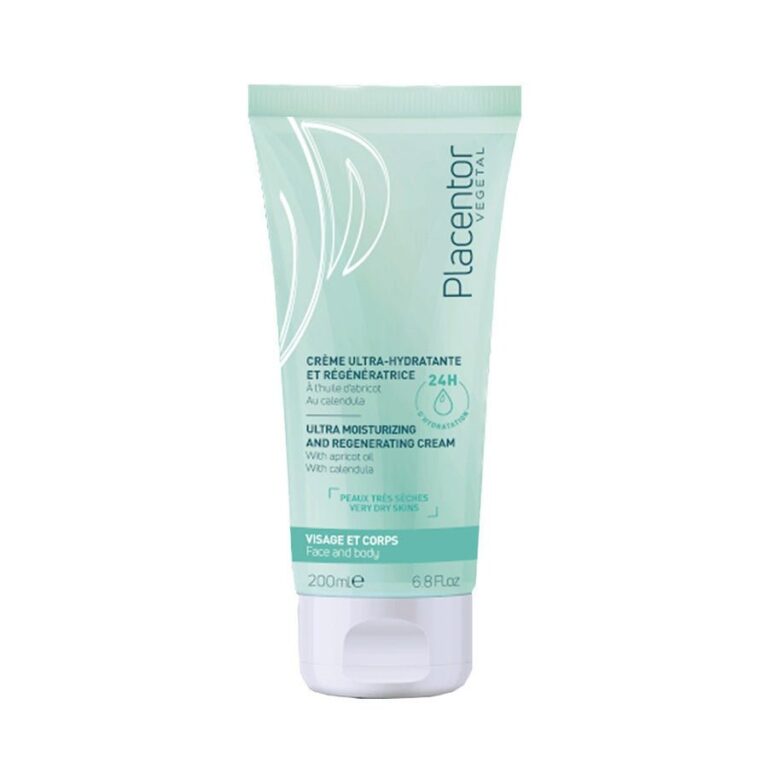 Placentor Vegetal Ultra Moisturizing Regenerating Cream 200ml (6.76fl oz) - FrenchBeautyHub