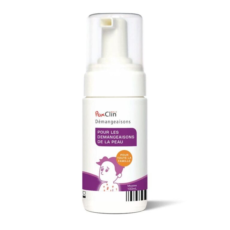 Poxclin Soothing Foam Itch Pump Bottle 100ml (3.38fl oz) - FrenchBeautyHub