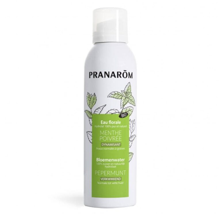 Pranarm Les Hydrolats Organic Peppermint Floral Water Normal to Oily Skin 150ml (5.07fl oz) - FrenchBeautyHub