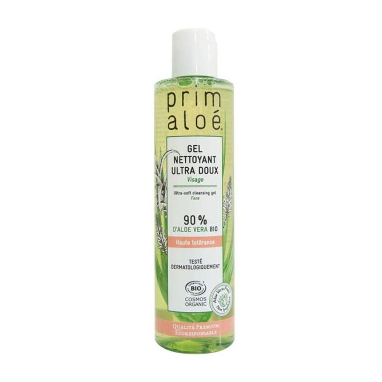 Prim Aloe Ultra Doux Cleansing Gel 90% Aloe Vera 250ml (8.45fl oz) - FrenchBeautyHub