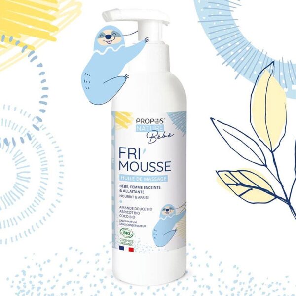 Propos'Nature Fri'mousse Bioes Massage Oil All Skin Types 200ml (6.76fl oz) - FrenchBeautyHub