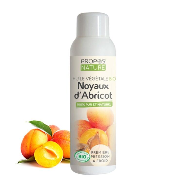 Propos'Nature Organic Virgin Apricot Kernel Oil 100ml (3.38fl oz) - FrenchBeautyHub