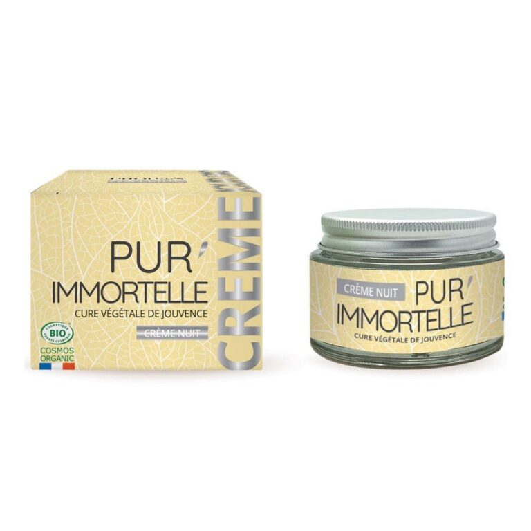 Propos'Nature Pur'Immortelle Organic Immortelle Pure Night Face Cream 50ml (1.69fl oz) - FrenchBeautyHub
