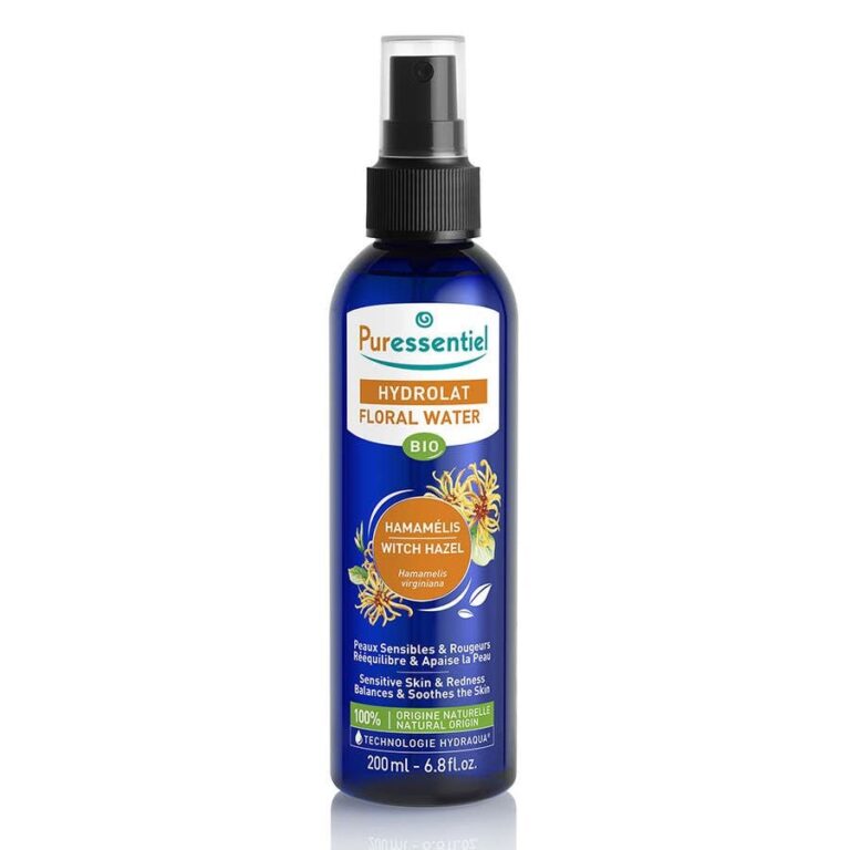 Puressentiel Hydrosol Organic Witch Hazel Hydrosol 200ml (6.76fl oz) - FrenchBeautyHub