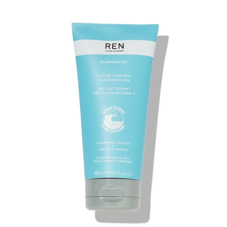 REN Clean Skincare Clarimatte(TM) T - Zone Regulating Cleansing Gel 150ml (5.07fl oz) - FrenchBeautyHub