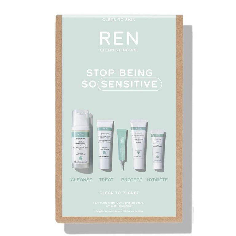 REN Clean Skincare KIT Stop Being So Sensitive - FrenchBeautyHub