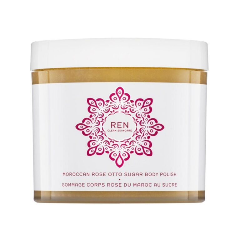 REN Clean Skincare Rose du Maroc Sugar Body Scrubs 330ml (11.15fl oz) - FrenchBeautyHub