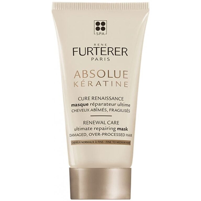 Rene Furterer Absolue Keratine Ultimate Repair Mask Normal to Thin Hair 30ml (1.01fl oz) - FrenchBeautyHub