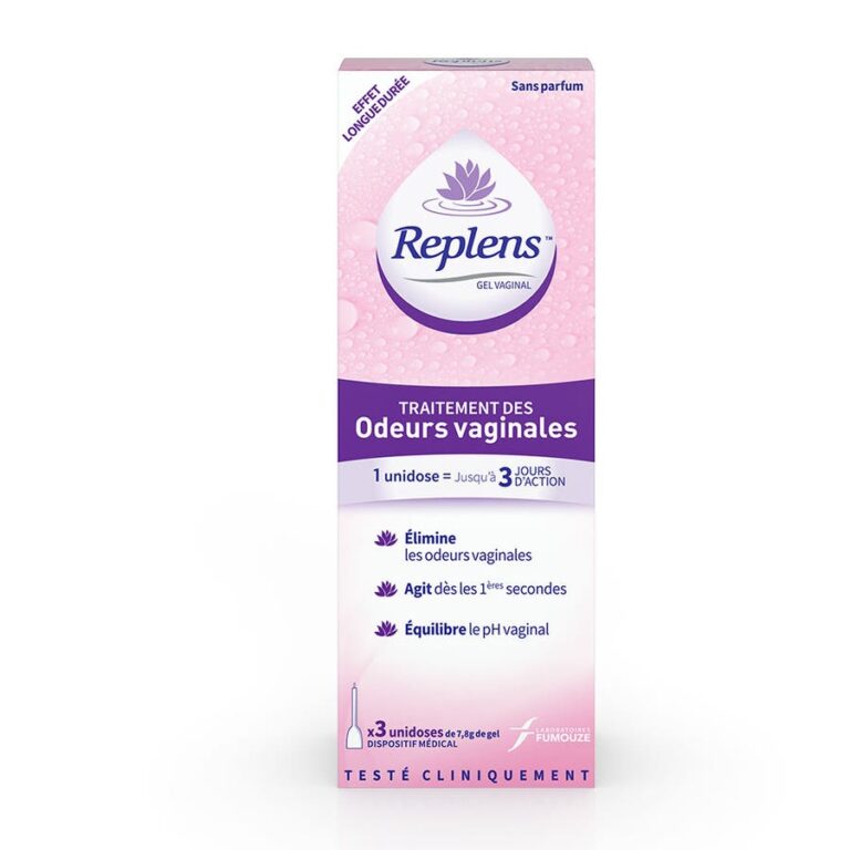 Replens Gel for the treatment of vaginal odour Perfumes free x3 single doses of 7.8g (0.28oz) - FrenchBeautyHub