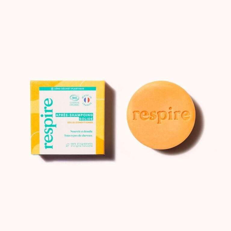 Respire Organic Solide Conditioner 50g (1.76 oz) - FrenchBeautyHub