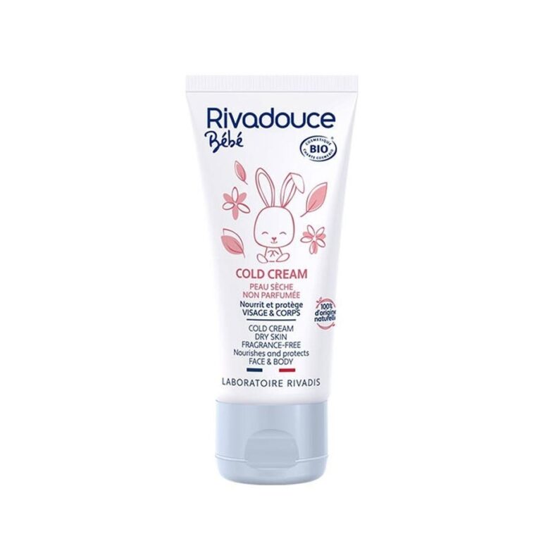 Rivadouce Baby Cold Cream Bioes Face and Body 50ml (1.69fl oz) - FrenchBeautyHub