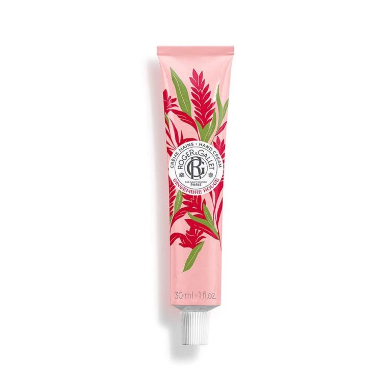 Roger&Gallet Gingembre Rouge Hand & Nail Cream 30ml (1.01fl oz) - FrenchBeautyHub