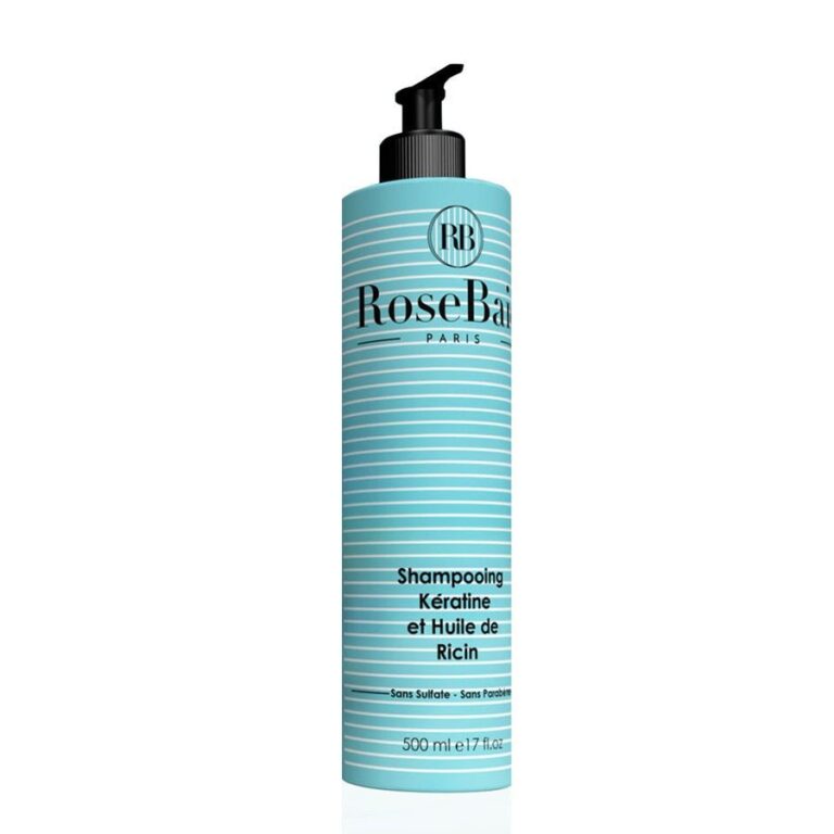 Rosebaie Castor Keratin and Castor Oil Shampoo 500ml (16.90fl oz) - FrenchBeautyHub