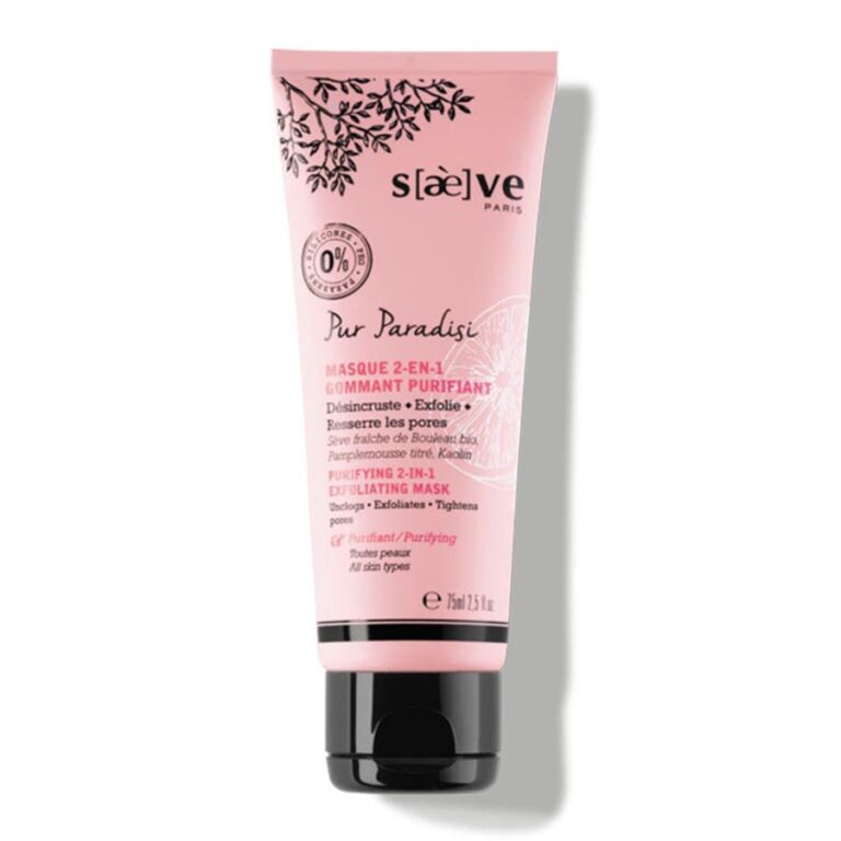 Saeve [Pur Paradisi] Purifying 2 In 1 Exfoliating Mask All Skin Types 75ml (2.53fl oz) - FrenchBeautyHub