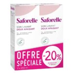 Saforelle Gentle Cleansing Care 250ml x2 (8.45fl oz x2) - FrenchBeautyHub