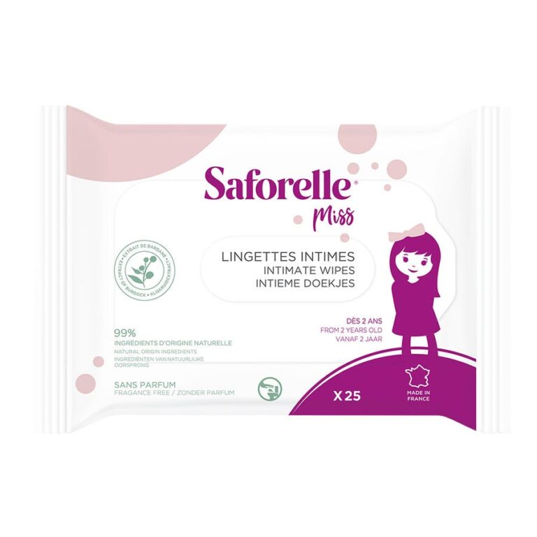Saforelle Miss Intimate Wipes Biodegradable x25 - FrenchBeautyHub