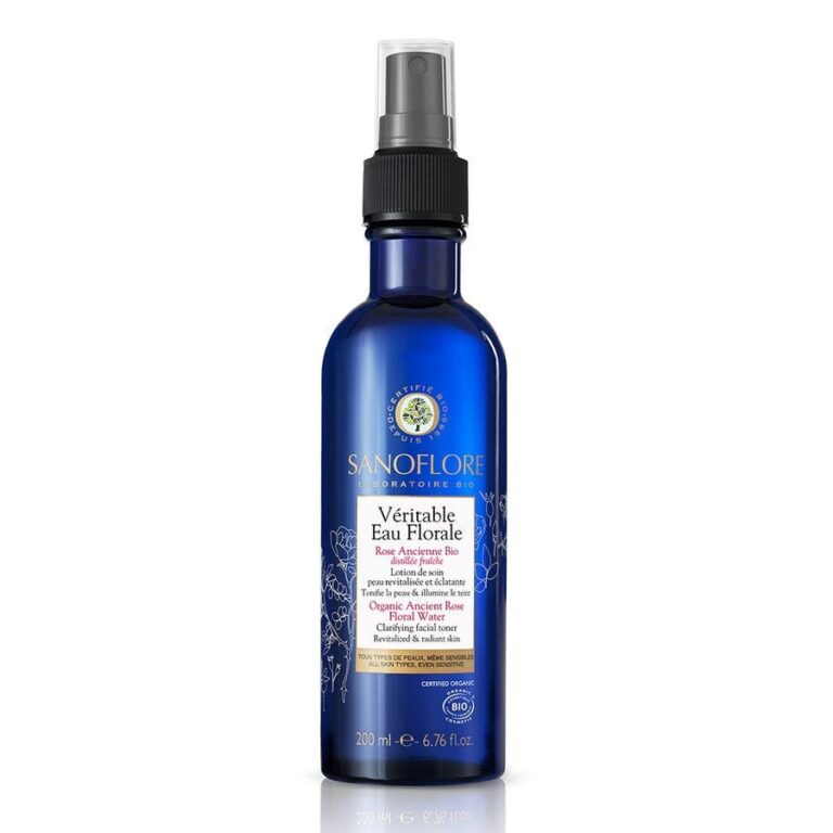 Sanoflore Eaux Florales Rose Water 200ml (6.76fl oz) - FrenchBeautyHub