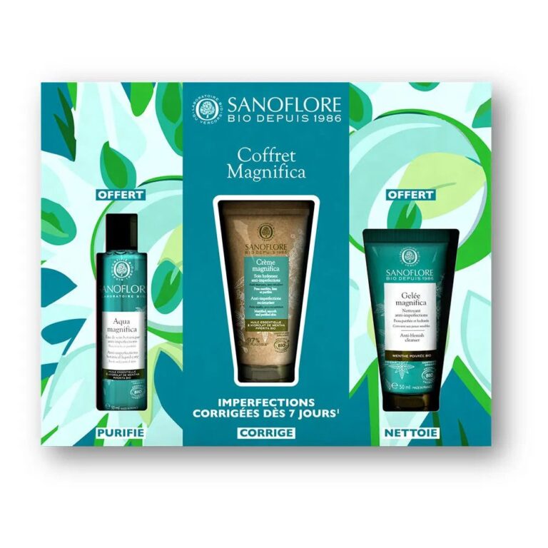 Sanoflore Magnifica Purifying Ritual Giftbox with Magnifica Cream 40ml + Mini Aqua Magnifica 50ml - FrenchBeautyHub