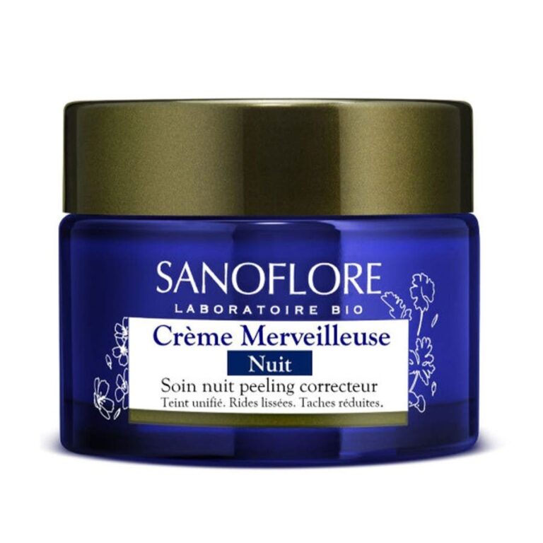 Sanoflore Merveilleuse Night Cream Care Organic Corrective Peeling 50ml (1.69fl oz) - FrenchBeautyHub