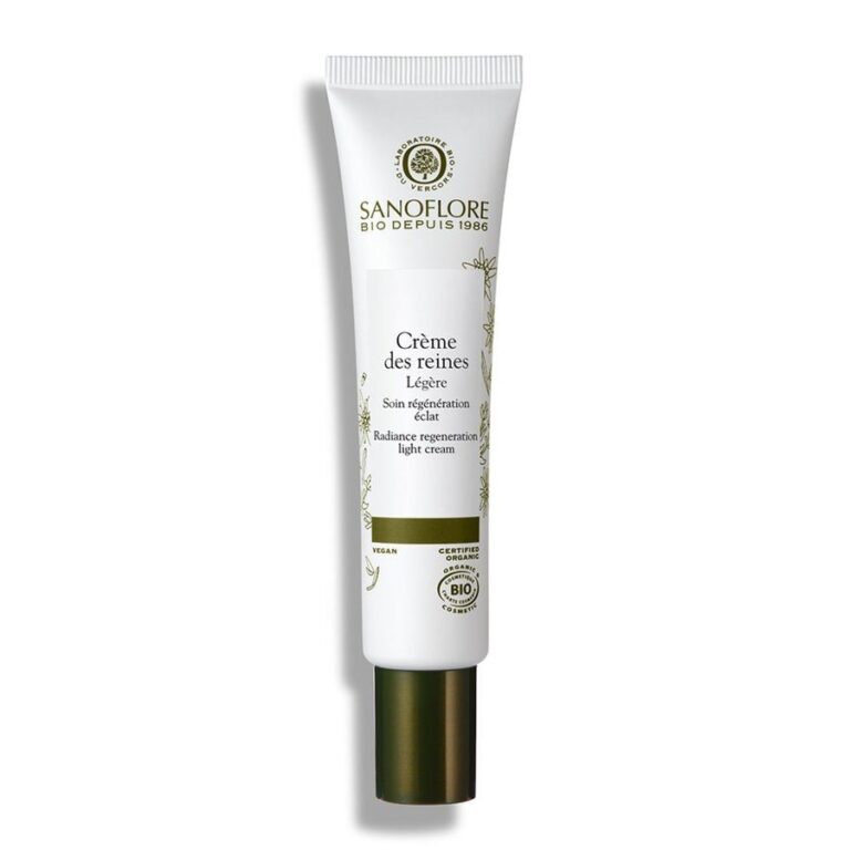 Sanoflore Reines Crme des reines light radiance regeneration care certified organic 40ml (1.35fl oz) - FrenchBeautyHub