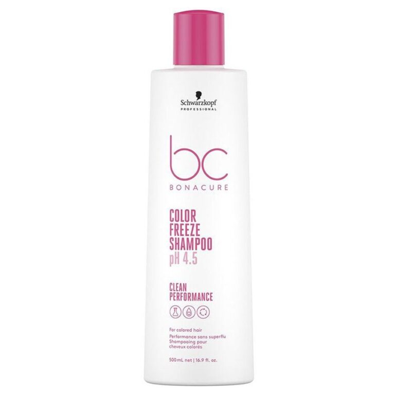 Schwarzkopf Professional PH 4.5 Color Freeze Shampoos BC Bonacure Colouring hair 500ml (16.90fl oz) - FrenchBeautyHub