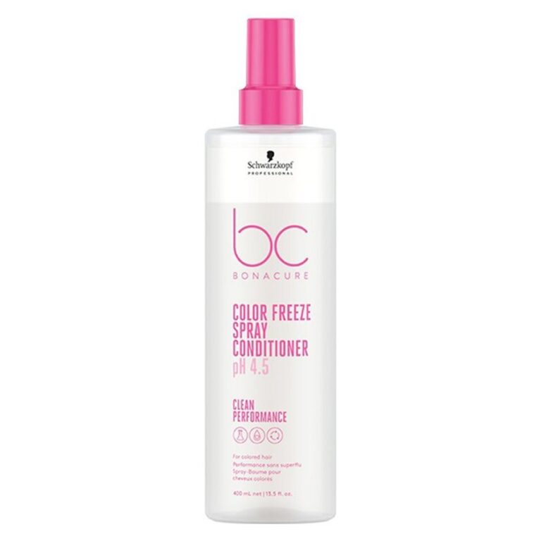 Schwarzkopf Professional PH 4.5 Color Freeze Spray Conditioner BC Bonacure for Colored Hair 400ml (13.53fl oz) - FrenchBeautyHub