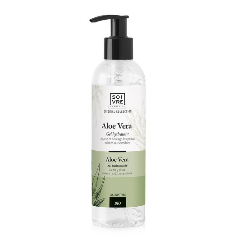Soivre Cosmetics Aloe Vera Organic Hydrating Gel 250ml (8.45fl oz) - FrenchBeautyHub