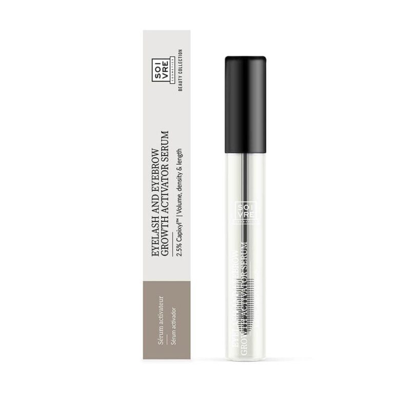 Soivre Cosmetics Growth activating serum Skincare for eyelashes and eyebrows 4ml (0.13fl oz) - FrenchBeautyHub