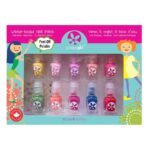 Suncoat Girl Party Palette Nail Polish Kit 10 Mini Nail Polish + Nail File + Stickers 2ml - FrenchBeautyHub