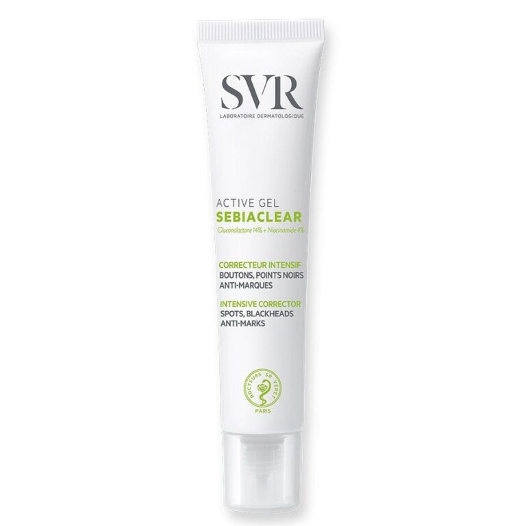 SVR Sebiaclear Active Gel 40ml (1.35 fl oz) with Gluconolactone 14% + Niacinamide 4% - FrenchBeautyHub