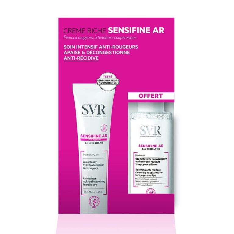 Svr Sensifine Coffret Sensifine Ar Creme Riche 40ml (1.35fl oz) + Eau Micellaire 75 ml Offert - FrenchBeautyHub