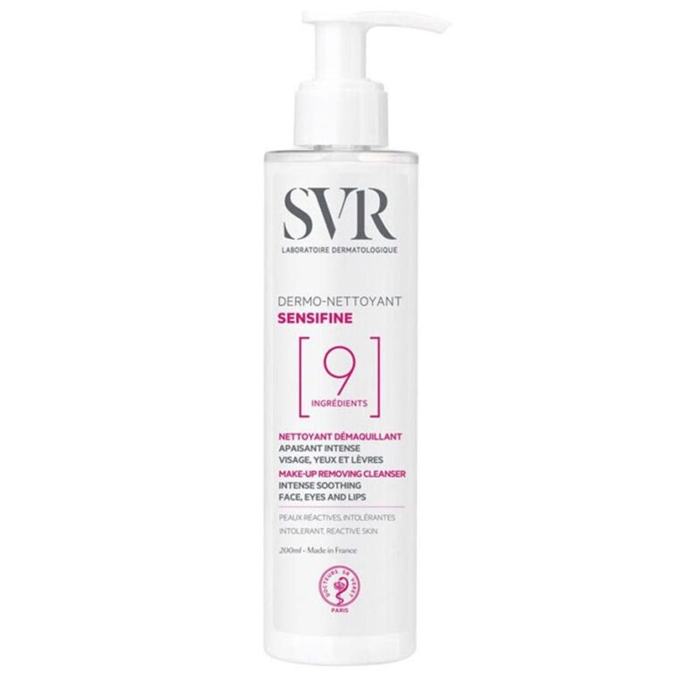 SVR Sensifine Dermo - Nettoyant Make - up Removing Cleanser for Reactive Skins 200ml (6.76fl oz) - FrenchBeautyHub