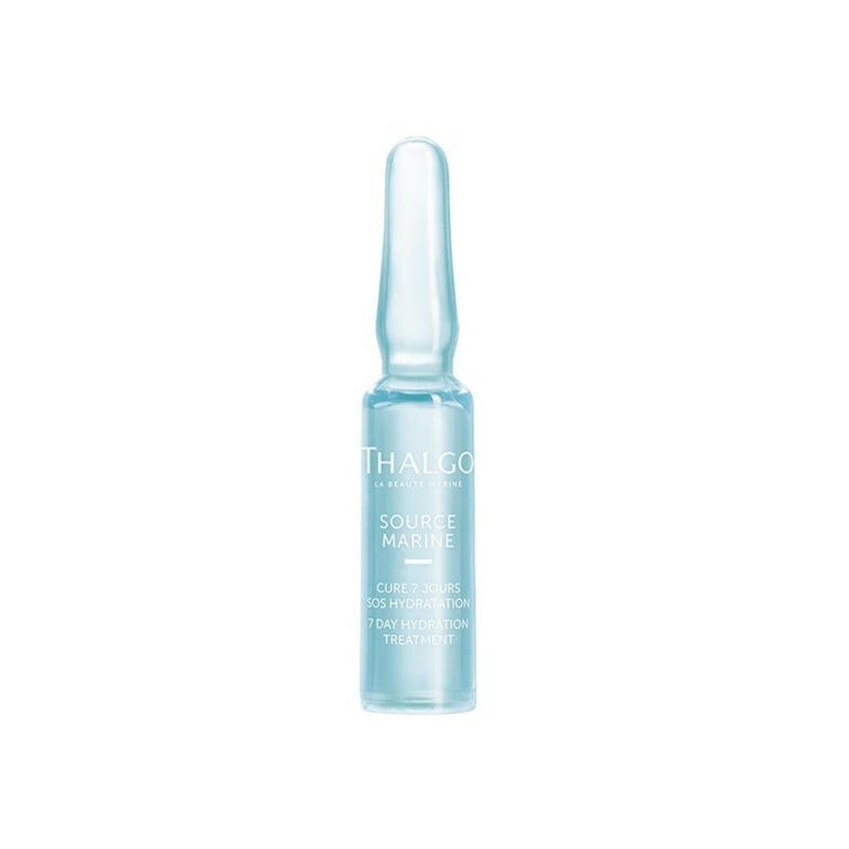 Thalgo Source Marine Rehydrating Shot Ampulas 12ml x7 (0.40fl oz x7) - FrenchBeautyHub