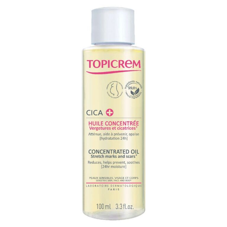 Topicrem Cica Irritated Skin Concentrated oil stretch marks and scars 100ml (3.38fl oz) - FrenchBeautyHub