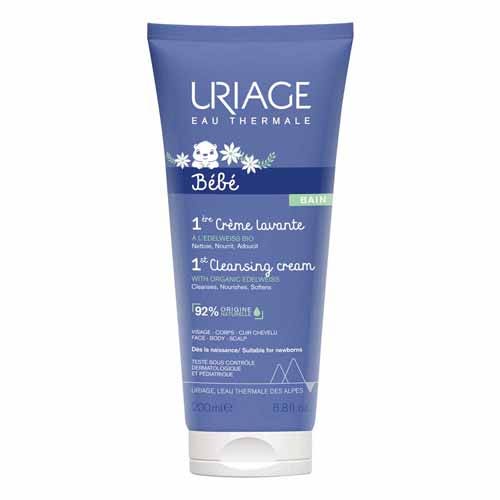 Uriage Bébé 1st Cleansing Cream 200ml (6.76fl oz) - FrenchBeautyHub