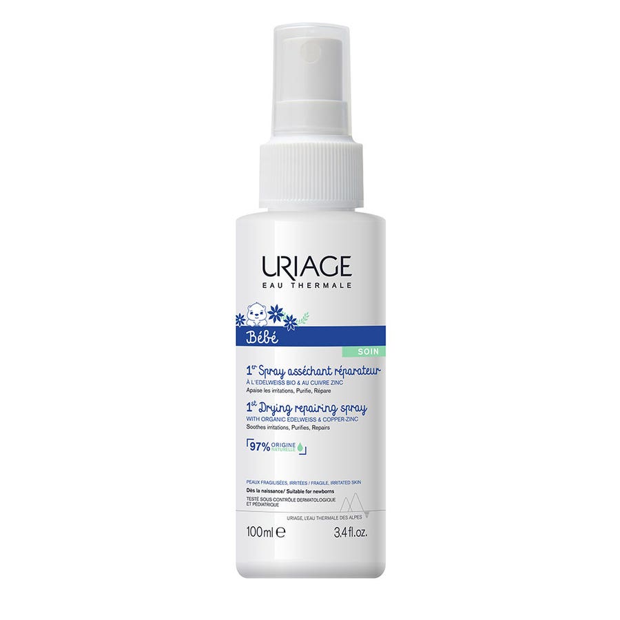 Uriage Bébé 1st Repairing Drying Spray 100ml (3.38fl oz)