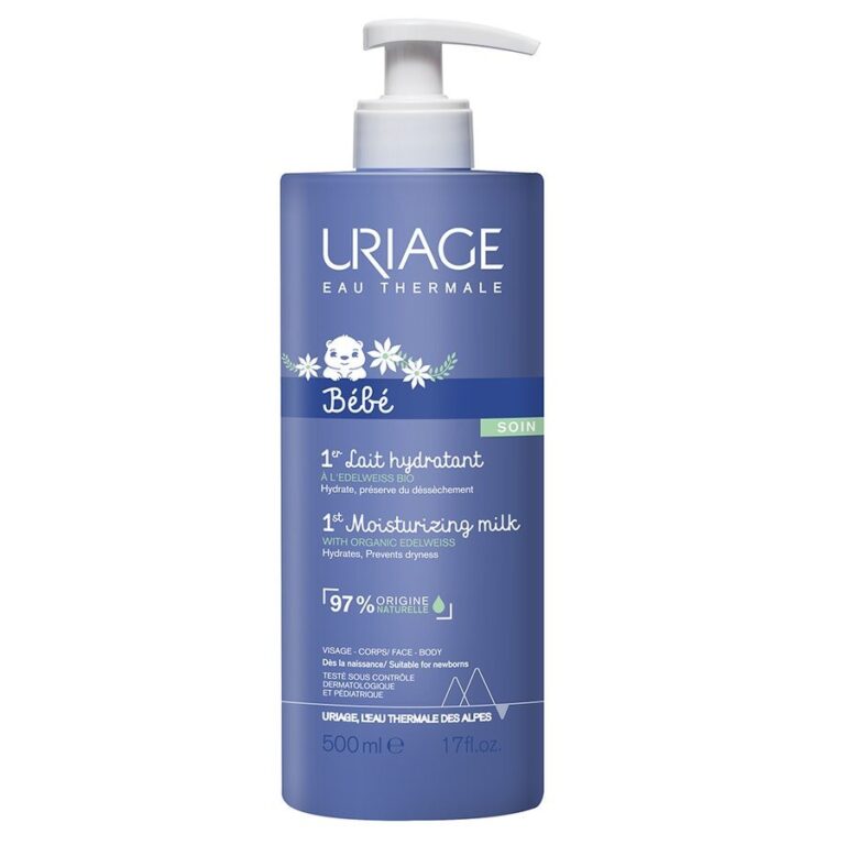 Uriage Bébé Uriage Bebe 1 St Moisturising Milk Face And Body 500ml (16.91fl oz) - FrenchBeautyHub