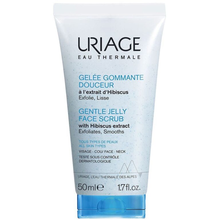 Uriage Gentle Exfoliating Gel Face Scrub 50ml (1.69 fl oz) - FrenchBeautyHub