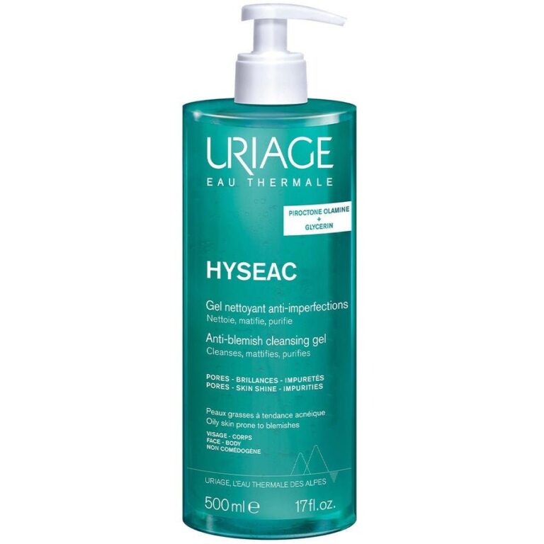 Uriage Hyseac Cleansing Gel for Combination to Oily Skin 500ml (16.90fl oz) - FrenchBeautyHub