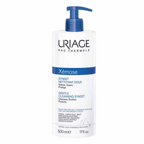Uriage Xemose Xemose Gentle Cleansing Syndet Very Dry Skins Prone To Atopy Uriage 500ml (16.91fl oz) - FrenchBeautyHub
