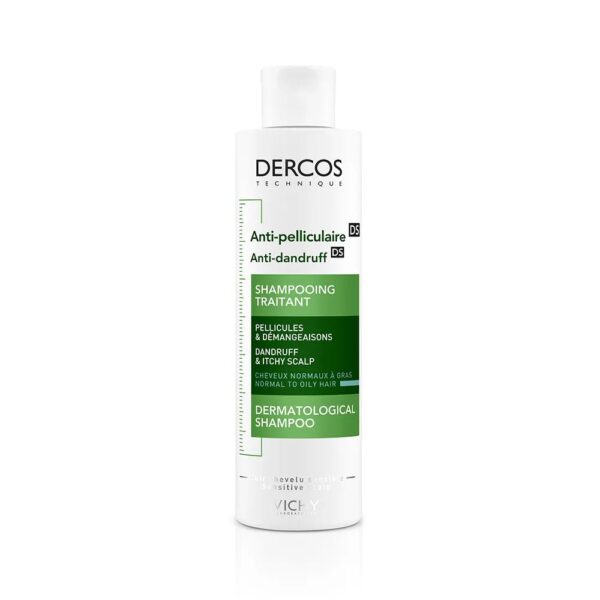 Vichy Dercos Anti - Dandruff DS Shampoo for Normal to Oily Hair - FrenchBeautyHub