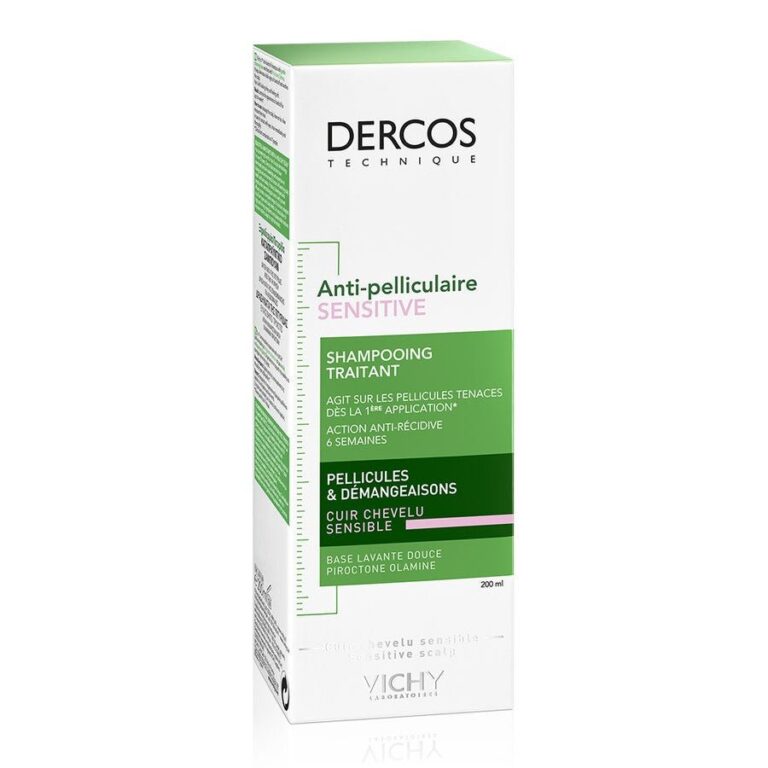 Vichy Dercos Anti - Dandruff Shampoo Sensitive Scalps 200ml (6.76fl oz) - FrenchBeautyHub