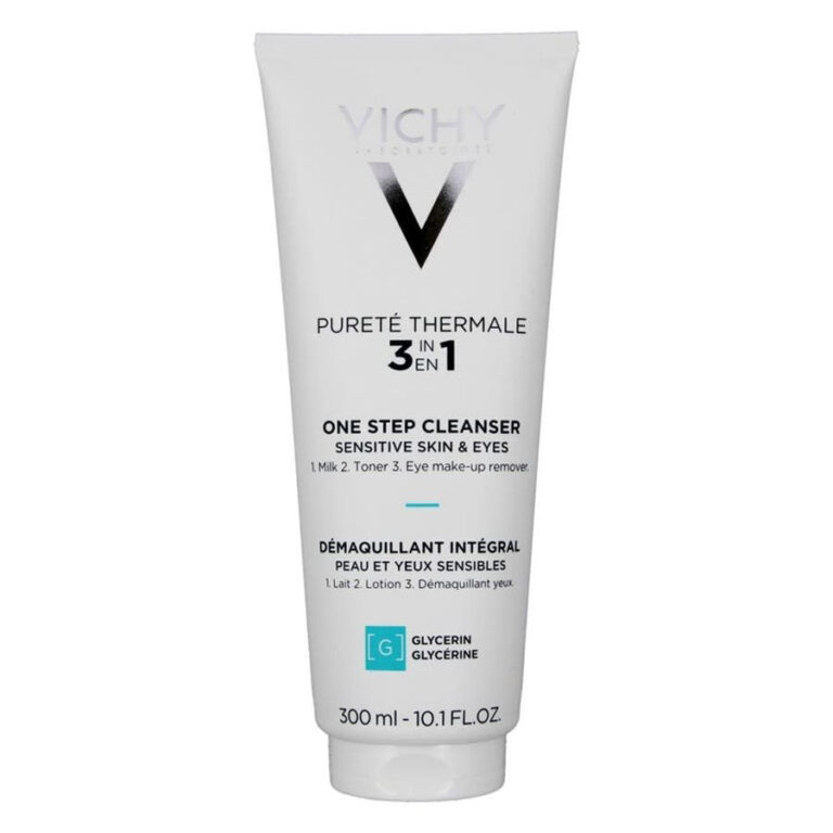 Vichy Purete Thermale 3 In 1 One Step Cleanser Face And Eyes Sensitive Skin 300ml (10.14fl oz) - FrenchBeautyHub