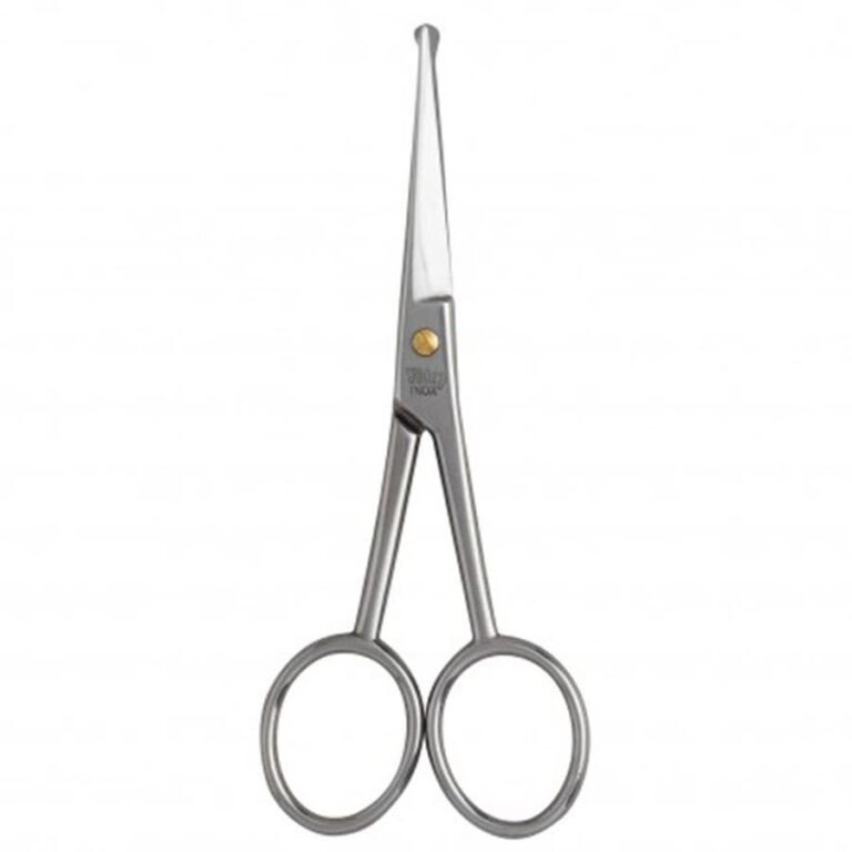 Vitry Nose Hair Scissors Stainless 34 - FrenchBeautyHub