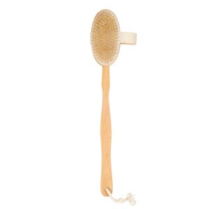 Vitry Removable Bath Brush in Wood and Natural Silk - FrenchBeautyHub