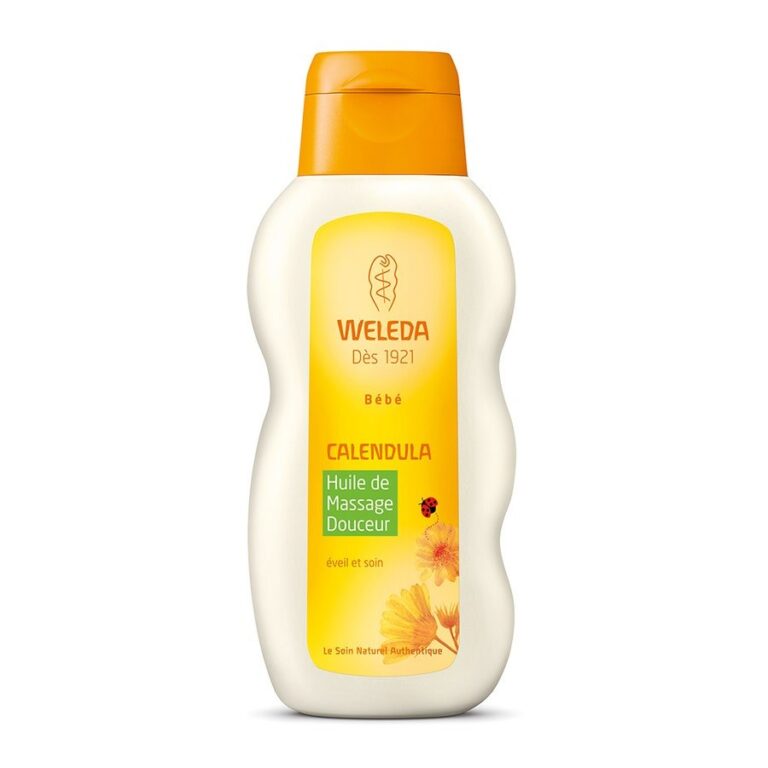 Weleda Calendula Baby Massage Oil 200ml (6.76fl oz) - FrenchBeautyHub