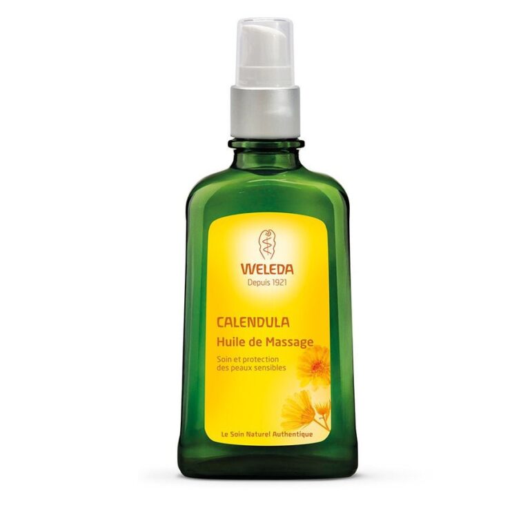 Weleda Calendula Massage Oil 100ml (3.38fl oz) - FrenchBeautyHub