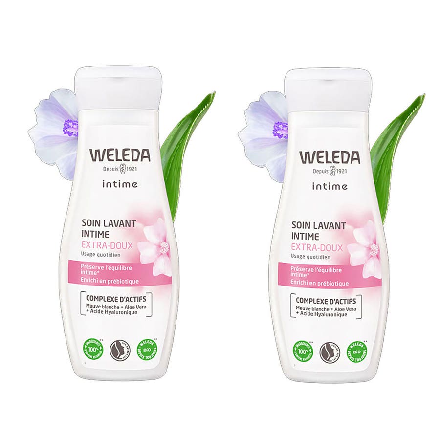 Weleda Intime Ultra-soft Intima Cleansing Care 200ml x2 (6.76fl oz x2)