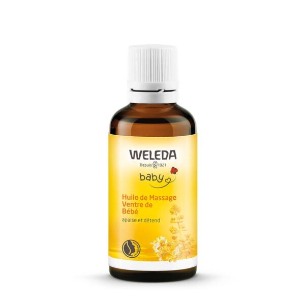 Weleda Massage Oil For Baby Tummy 50ml (1.69fl oz) - FrenchBeautyHub