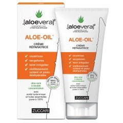 Zuccari [aloevera]2 ALOE - OIL Repair Cream 150m Aloe vera and essential oils Hyaluronic Acid 150ml (1.69fl oz) - FrenchBeautyHub